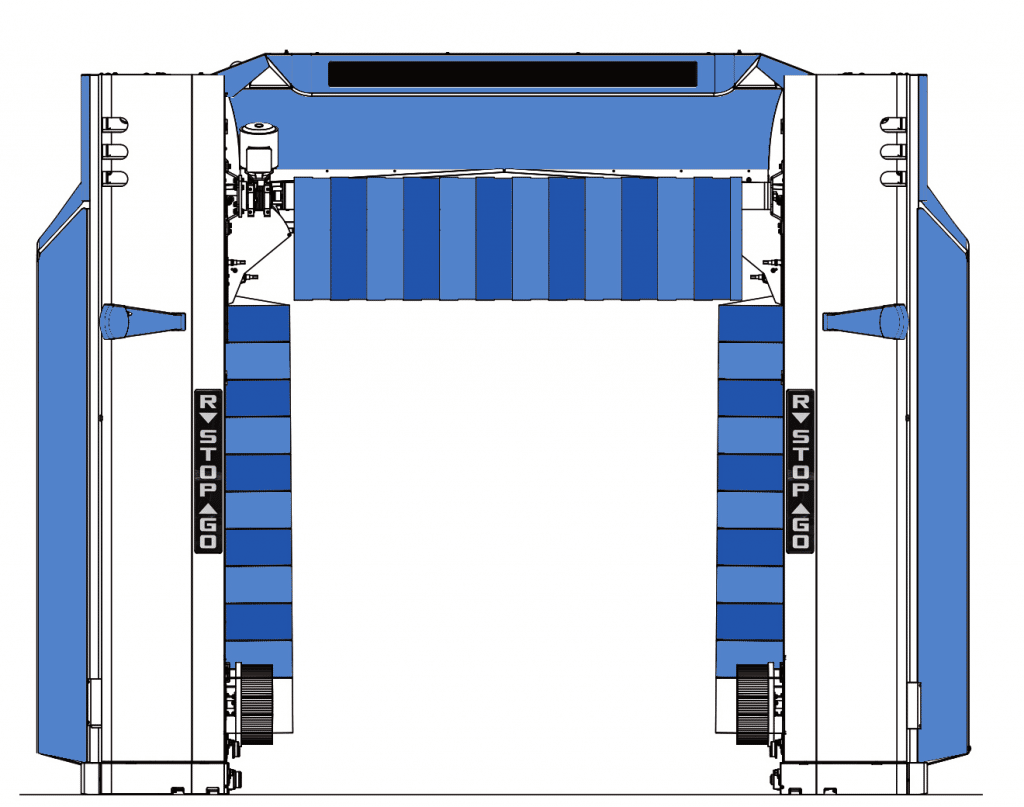 portique de lavage hydrustech bleu 2 ceccato 1