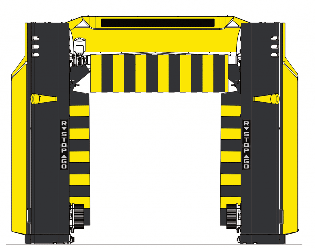 portique de lavage hydrutech jaune ceccato 1